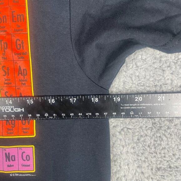 Star Wars Fifth Sun Men's Medium Black Periodic Table of Elements T- Shirt - Picture 5 of 7